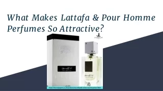 What Makes Lattafa & Pour Homme Perfumes So Attractive_