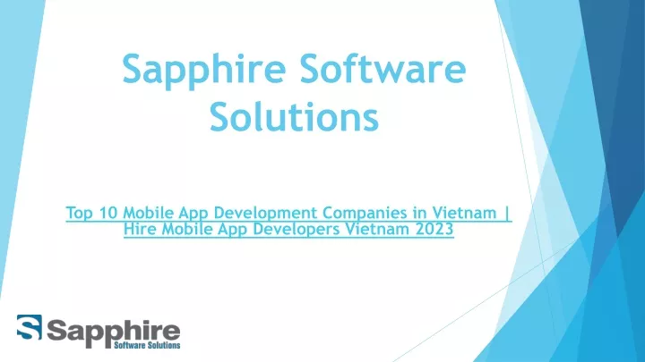 sapphire software solutions