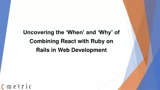 uncovering the when and why of combining react