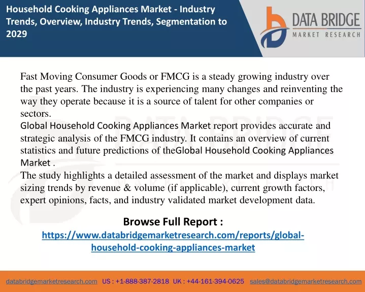 household cooking appliances market industry