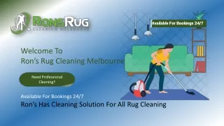 Rons Rug Cleaning Melbourne