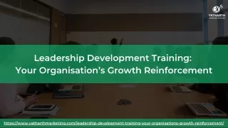 Leadership Development Training Your Organisation’s Growth Reinforcement