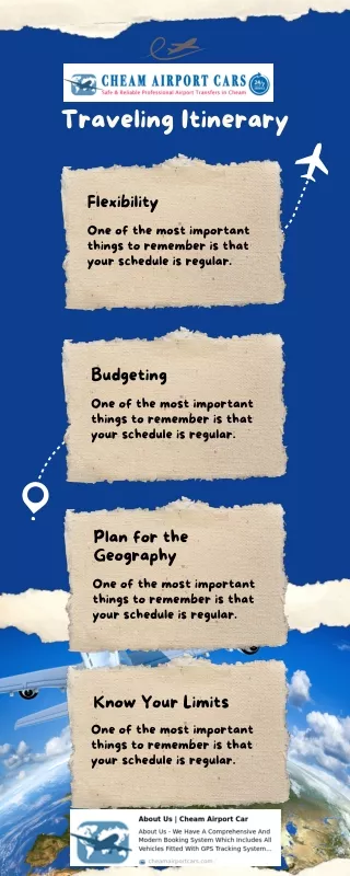 traveling itinerary