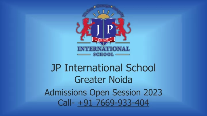 jp international school greater noida