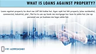 What is Loans Against Property