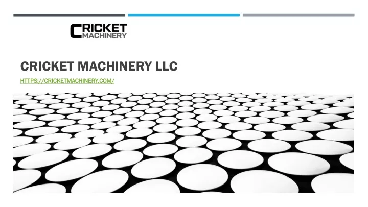 cricket machinery llc