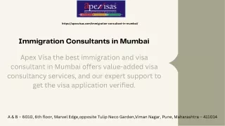Immigration consultants in Mumbai | visa consultant in Mumbai -Apex Visas