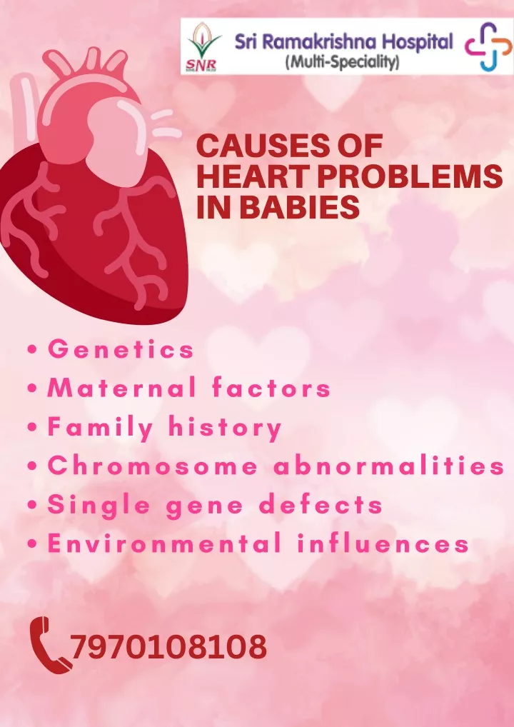 causes of heart problems in babies