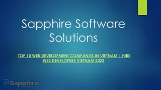 sapphire software solutions