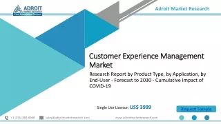 Customer Experience Management Market Applications & Forecast 2032