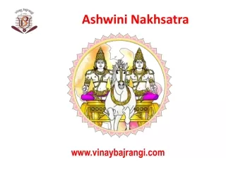 Ashwini Nakshatra Career Vedic Astrology