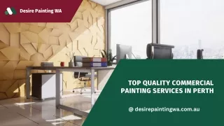 Top Quality Commercial Painting Services in Perth