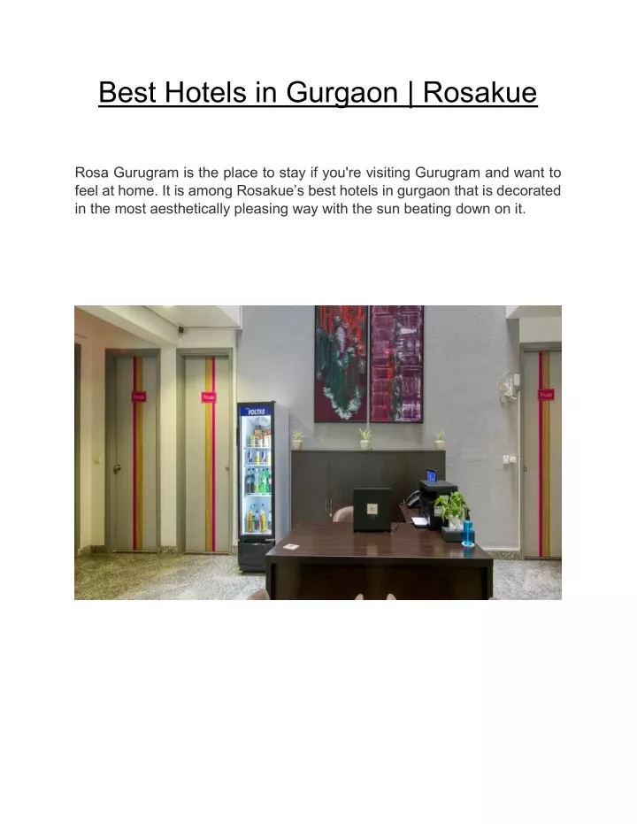 best hotels in gurgaon rosakue