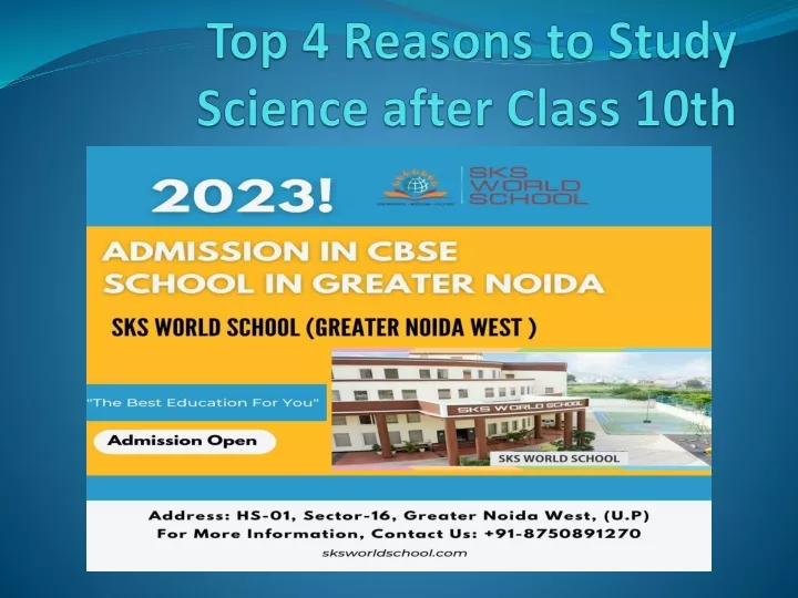 top 4 reasons to study science after class 10th