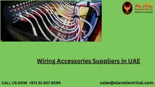 Wiring Accessories Suppliers in UAE | Best Electrical suppliers in UAE