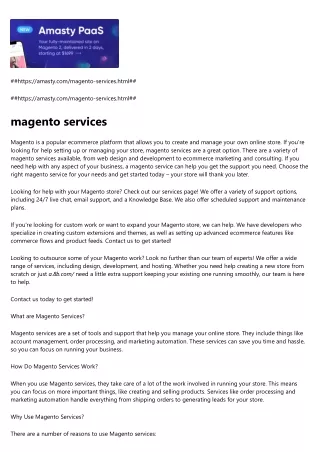 https amasty com magento services html