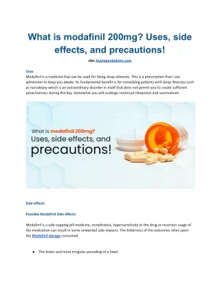 What is modafinil 200mg_ Uses, side effects, and precautions!.docx (1)