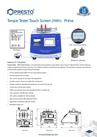 Choose the high quality torque testing machine for you