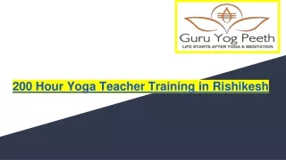 200 Hour Yoga Teacher Training in Rishikesh (4)