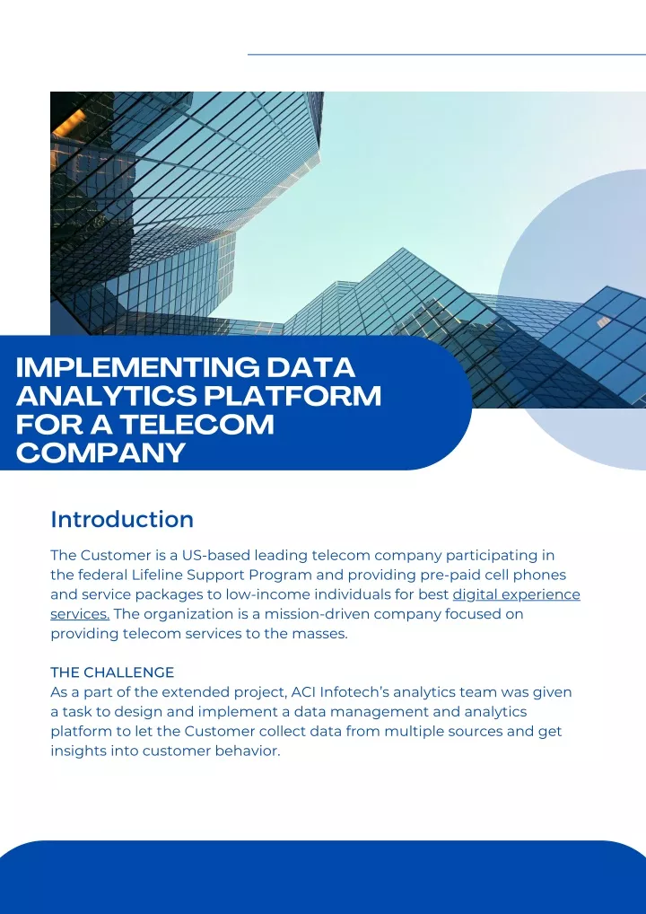 implementing data analytics platform