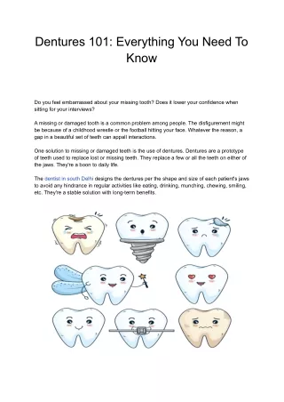 Dentures 101_ Everything You Need To Know