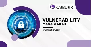 Kaiburr will explain the advantages of Vulnerability Management.