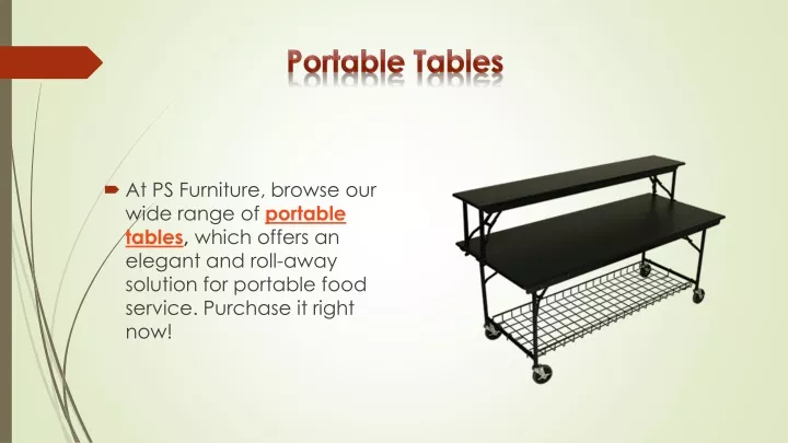 portable tables