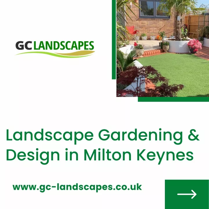 landscape gardening design in milton keynes