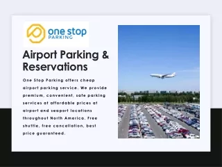 Airport Parking & Reservations | Cheap Airport Parking