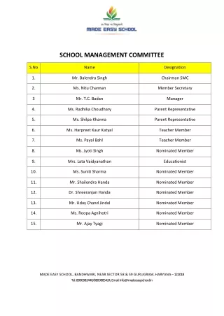School Management | Best school in Gurugram | Top 10 Schools in Gurgaon