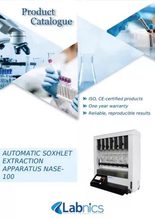 automatic soxhlet extraction apparatus nase 100