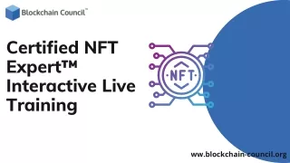 Certified NFT Expert™ Interactive Live Training | Blockchain Council
