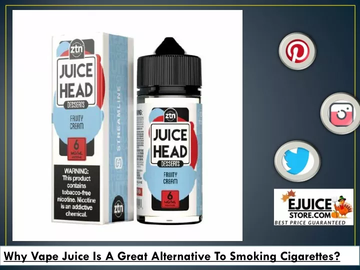 why vape juice is a great alternative to smoking