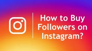 How to Buy Followers on Instagram?