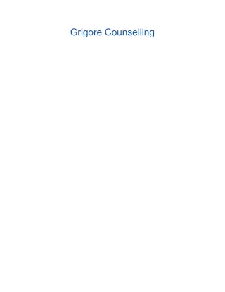grigore counselling