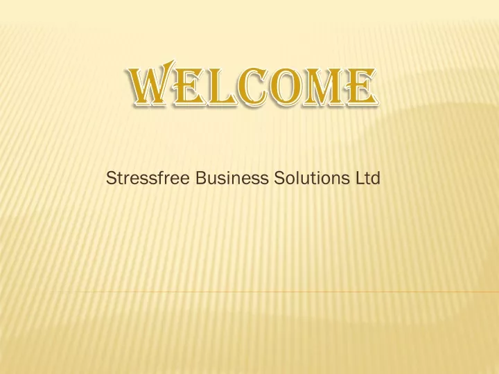 stressfree business solutions ltd