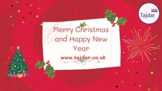 Enjoy Christmas and New Year with the tasty Indian food at Tajdar
