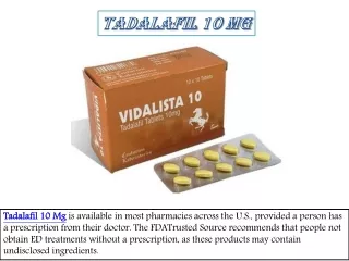 Tadalafil 10 Mg