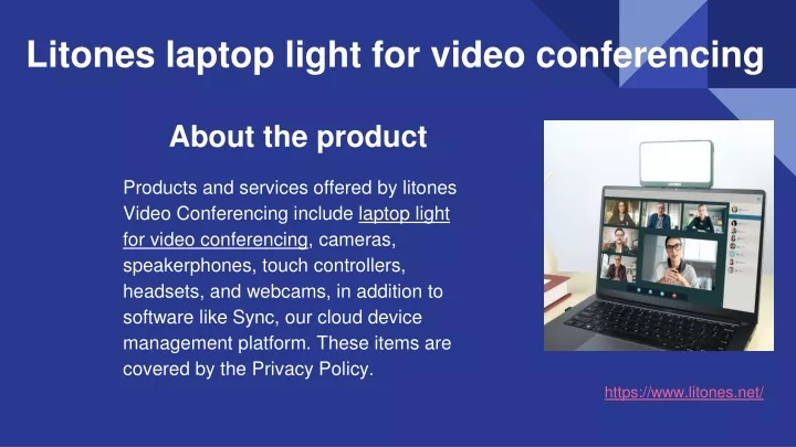 litones laptop light for video conferencing