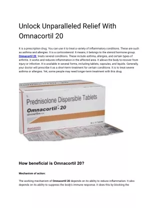 buy Omnacortil 20 mg online