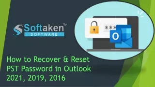 How to Recover & Reset PST Password in