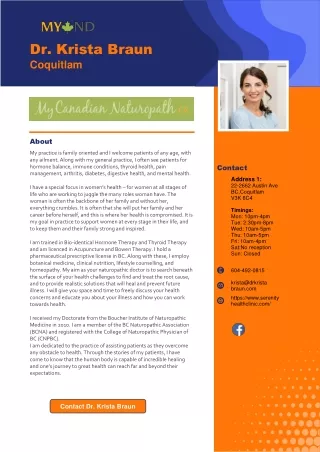 dr krista braun coquitlam