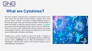 What are Cytokines?