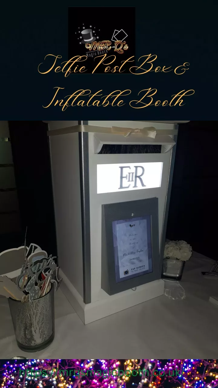 selfie post box inflatable booth