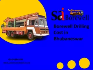 Borewell Drilling Cost in Bhubaneswar