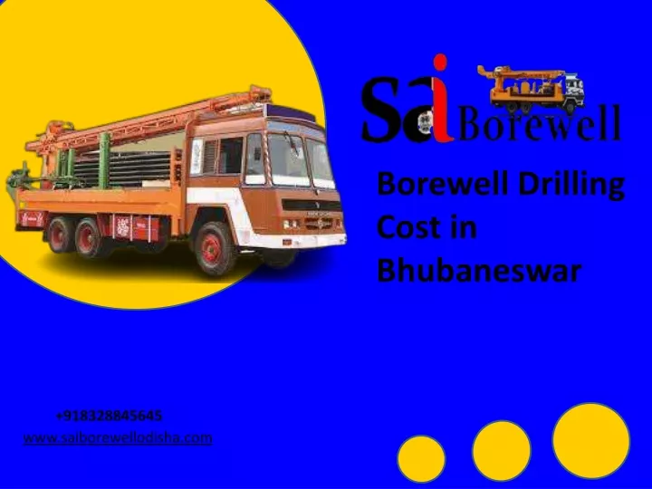 borewell drilling cost in bhubaneswar