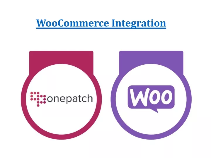 woocommerce integration