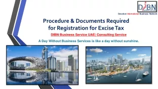 procedure documents required for registration for excise tax
