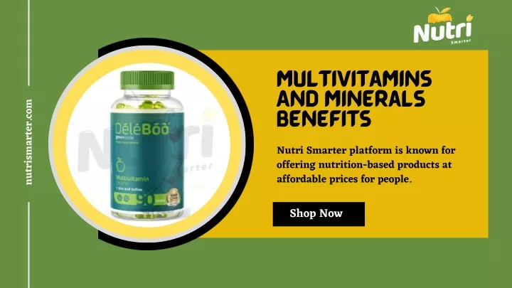 multivitamins and minerals benefits