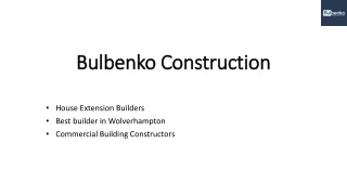 House Extension Builders